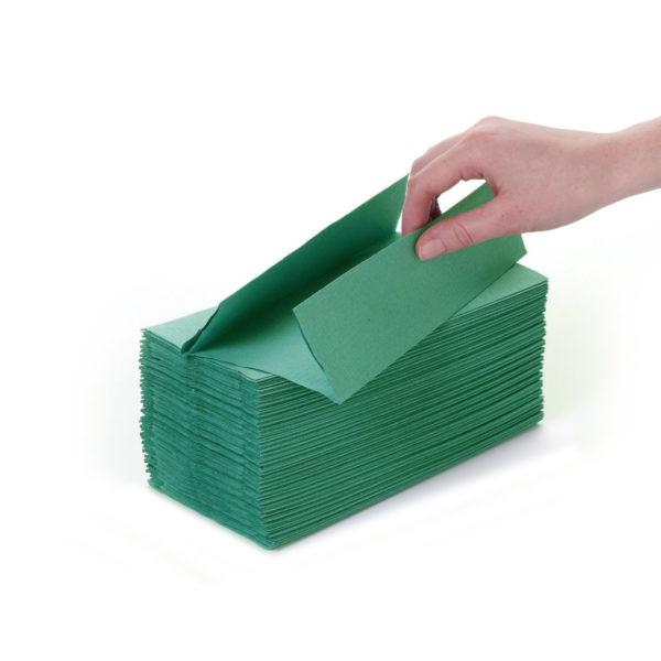 Green-1-Ply-C-Fold-Hand-Towels-25cm-x-22cm